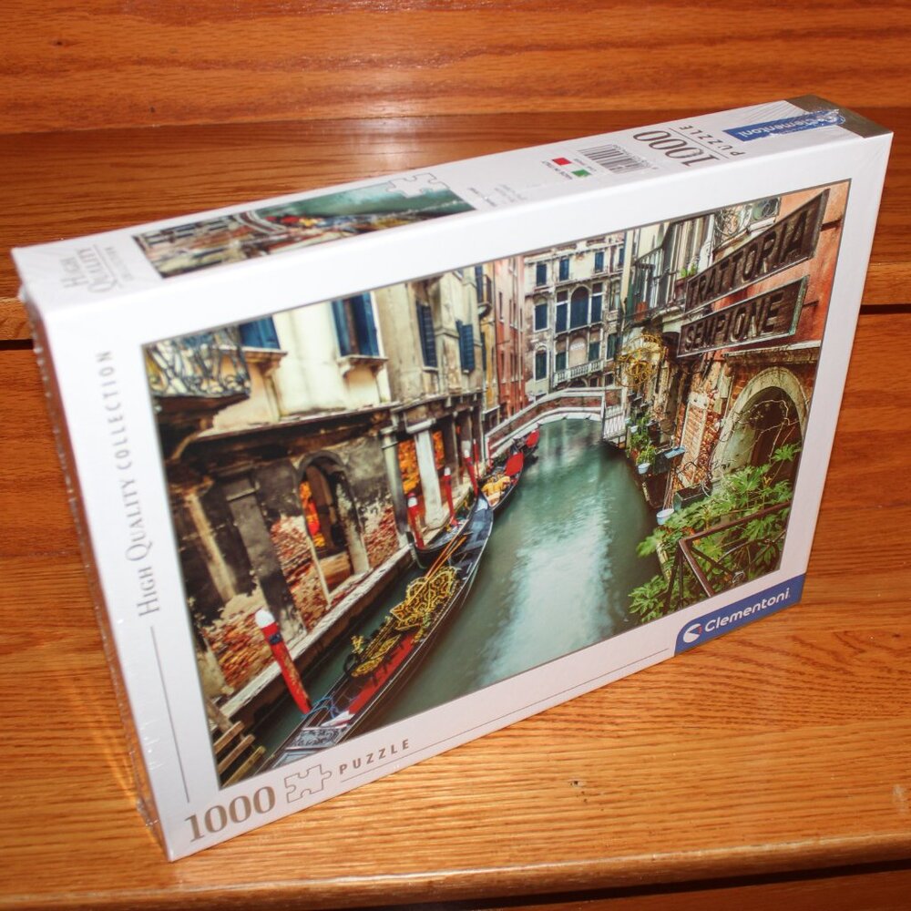 3/$77❤️VENICE CANAL Clementoni 1000 pc puzzle High Quality Collection Italy